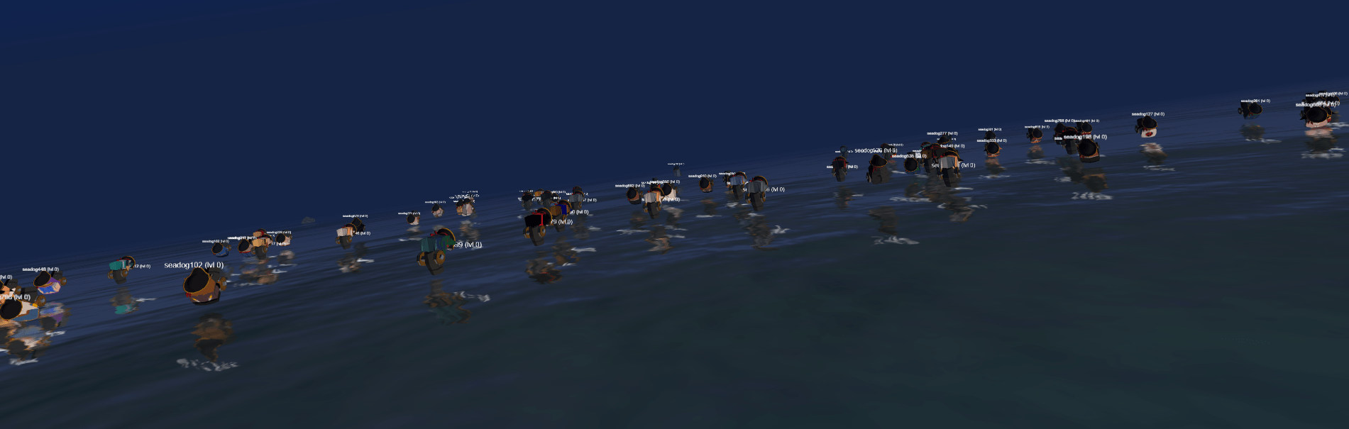 A panorama of people in the Banabyte community